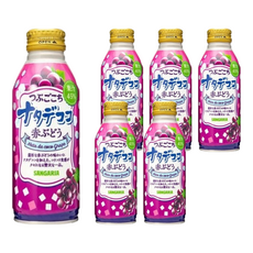 SANGARIA 山加利 葡萄椰果風味飲, 葡萄汁45%, 350ml, 6瓶