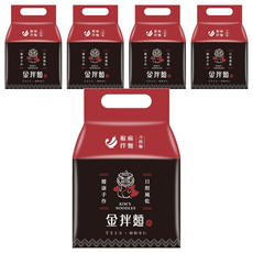 金拌麵 椒麻醬拌麵 刀削麵 Set 4, 手工日曬風乾, 520g, 5袋