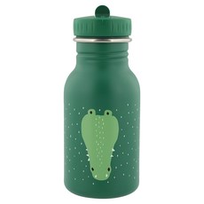比利時 trixie 動物愛喝水隨身瓶, 開心鱷魚 綠色, 350ml, 1個