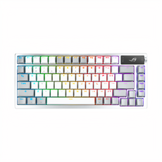 ASUS 華碩 REPUBLIC OF GAMERS PBT 機械式無線鍵盤 中文, ROG Azoth, 風暴軸, 月光白