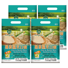 薌園 燕麥糙米豆漿, 多穀多健康, 營養豐富, 富含膳食纖維, 無人工香料色素, 即溶沖泡, 32g, 10包, 4袋