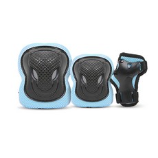 AIRWALK 兒童護膝+護肘+護腕組, 藍色, 1套
