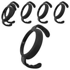 Simba 小獅王辛巴 蘊蜜寬口奶瓶防滑把手, 蒔黑色, 6個