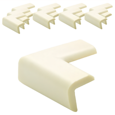 aguard L型泡棉防撞角 高級款, 象牙白, 10個