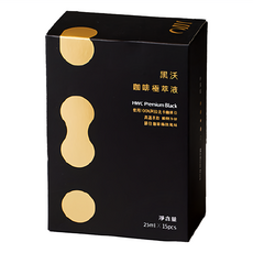 HWC 黑沃咖啡極萃液 15條 25ml 方便攜帶即飲黑咖啡, 15包, 1盒