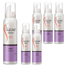 Liese 莉婕 絲逸歡造型泡沫，彈力捲度 柔順好整理, 150ml, 6瓶