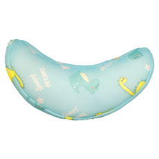 PeNi 培婗 3D透氣安全帶半月枕-薄荷綠恐龍, 適用於2歲-7歲, 1個