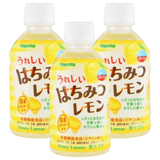 SANGARIA 蜂蜜檸檬飲料, 日本國產蜂蜜檸檬, 冷熱皆宜, 280ml, 3瓶