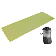 THE ONE UNITED 莫蘭迪加厚防滑瑜珈鋪巾 附收納袋 綠色 183 x 63cm 舒適便攜, 1條