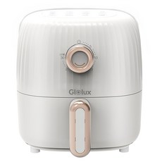 Glolux miniQ 2L 氣炸鍋, 900W快速熱循環, 12種預設時間, AF201-S1, 象牙白