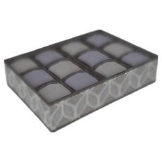 生活特工 百變多格收納盒 12格 優質布料 多種尺寸格數變化 可調節 可折疊設計 防水, 深灰色, 1個