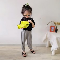 愛北鼻 莫代爾涼感防蚊褲 淺灰色 透氣舒適, 110, 1件