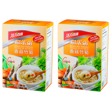 活力百匯 香菇竹筍糙米粥, 240g (40g x 6包) , 台灣第一味, 2盒