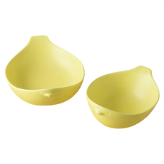 深山miyama cotori 美濃燒小鳥造型缽碗禮盒組 Set 2個, 17cm萬用小缽, 13cm飯碗, 日本製造, 黃色, 1組