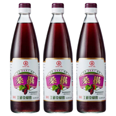 工研 桑葚醋 590ml 濃縮桑葚還原果汁（含32%以上）, 3瓶