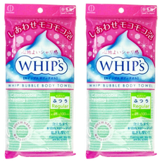 KOKUBO 小久保 WHIP's 泡沫澡巾 一般型 28x100cm-綠色, 1條, 2條