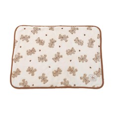 Dogfeet 經典款寵物睡墊 舒適柔軟耐用, 米白熊, 1入