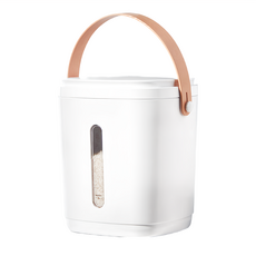 西格傢飾 智能真空儲物桶 8L 防塵防潮保鮮, 29.5 x 26 x 26cm, 1個