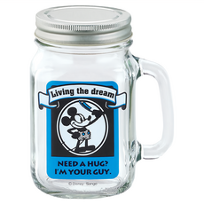 米奇系列 玻璃瓶保存容器, 480ml, 1個