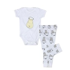 boo boo sheepz 包屁衣褲套裝 竹纖維材質 柔軟舒適