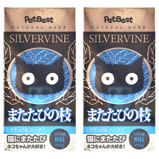 PetBest 45g 2盒 貓咪潔牙零食 天然草本, 木天蓼完熟粗枝