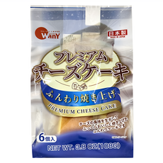 WanY 池田屋 起司蛋糕 6個, 108g, 1包