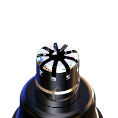 UNKO 昂科 數位電動鼻毛修剪器 數顯款/鼻毛刀頭 替換頭 單一商品, 黑色, 1個