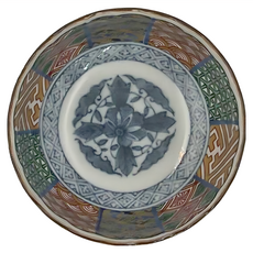 染錦祥瑞小缽 Set 5 陶瓷, 1盒, 5 件組小缽, Multi-color