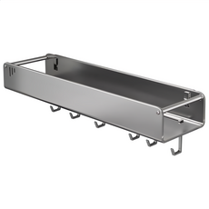 皇家 鍋蓋收納架, 壁式 銀色, 1個