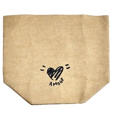 SHIMOYAMA 日式多功能可水洗牛皮紙袋 M 12 x 12 x 23cm, 牛皮紙色, 1個