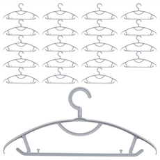 comet 防滑無痕衣架, 灰色, 20個