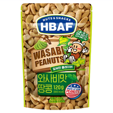 HBAF 山葵味花生 120g, 1包