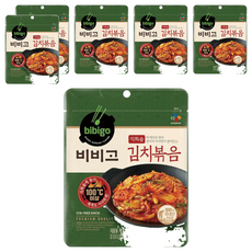 CJ bibigo 炒泡菜，常溫保存，露營旅行方便攜帶, 80g, 6包