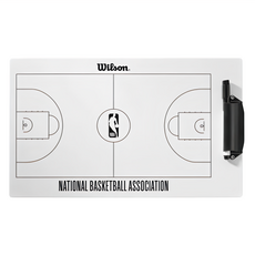 Wilson NBA 戰術版 附筆一支 伸縮夾設計, 球場線條 白色, 1個