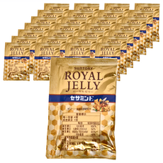 SunTORY 三得利 蜂王乳+芝麻明E錠 食品 隨手包 Set, 4錠, 30包