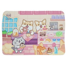 iwasaki 岩崎 柴語錄聯名款 珪藻土軟地墊, L(60 x 40cm), 咖啡廳, 1個