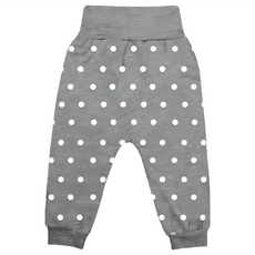 baa baa sheepz 抱抱羊 兒童款 護肚褲, 95%天然竹纖維, 18~24個月, 灰色波點