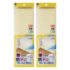 KOKUBO 小久保工業所 防蹣蟲衣櫥/壁櫥墊, 抗菌防蟲消滅異味，讓您穿衣更舒適, 1個, 2個, 90 x 60cm