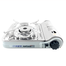 HouseKeeper 妙管家 雙焰不鏽鋼 輕巧瓦斯爐, M566, 1個