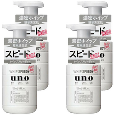 uno 勁速潔顏慕斯, 150ml, 4瓶