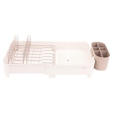 ZUUTii Expandable Dish Drying Rack 可伸縮碗盤瀝水架, 奶茶灰, 1個