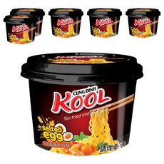 CUNG DINH KOOL 鹹蛋黃乾拌碗麵，原味鹹香，方便美味, 6入
