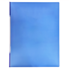 SUANDER 雙德文具 PP主色板資料簿 100入, 藍色, 1本