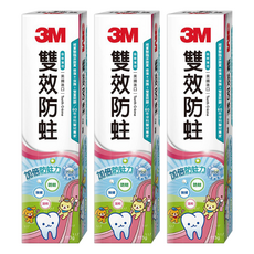 3M 雙效防蛀牙膏 香草薄荷, 113g, 3條