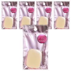 台灣 COSMOS 超柔細兩用粉餅海綿 P102 55*40*8mm, 5個