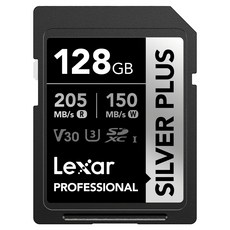 Lexar 雷克沙 Silver Plus SDXC UHS-I 記憶卡, 1個, 128GB