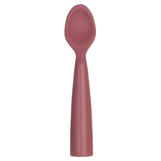 MiNiKOiOi 副食品矽膠湯匙, 石榴紅, 1支