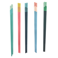 ROYALLIN 蘿林嚴選 合金筷子 24.3cm PPS/PET材質 0.15Kg/個, 筷子, 莫蘭迪色, 5雙