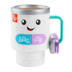 Fisher-Price 費雪 趣味遊戲咖啡杯，20首以上音樂, 混合色, 1個