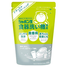 Shabon 洗碗機專用清潔劑, 無香料, 適用於嬰兒餐具, 500g, 1包